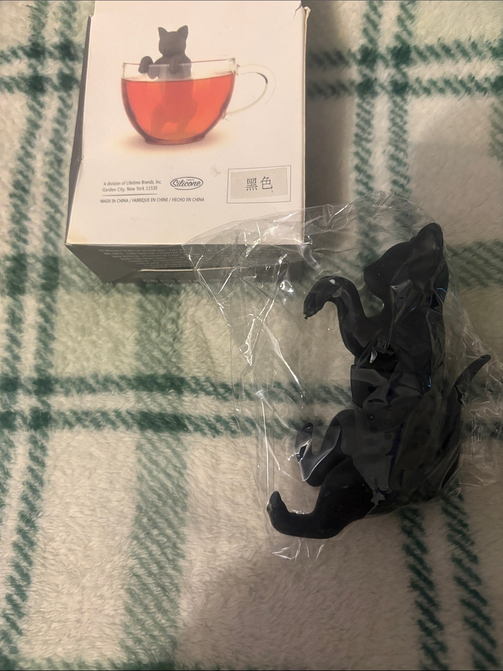 Black Silicone Cat Tea Infuser by Unbranded